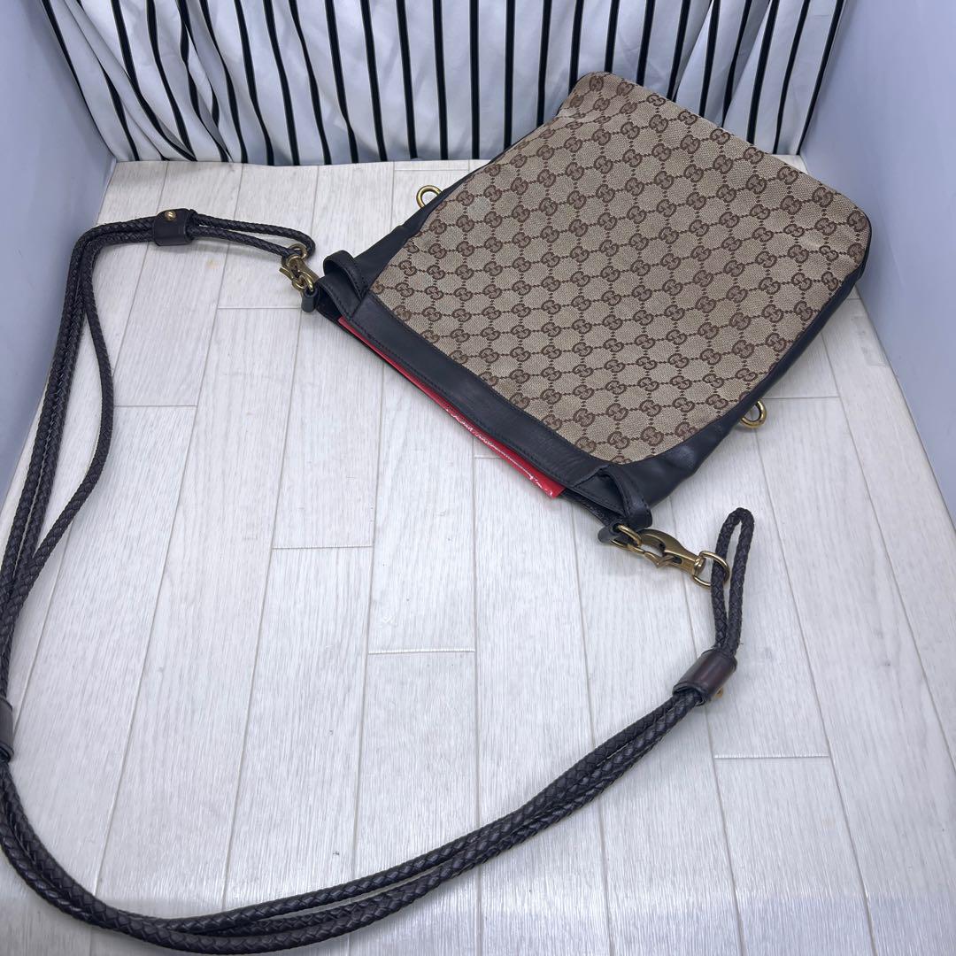 【格安】GUCCI×グッチ GG柄 A4収納可2way斜めがけショルダーバッグ