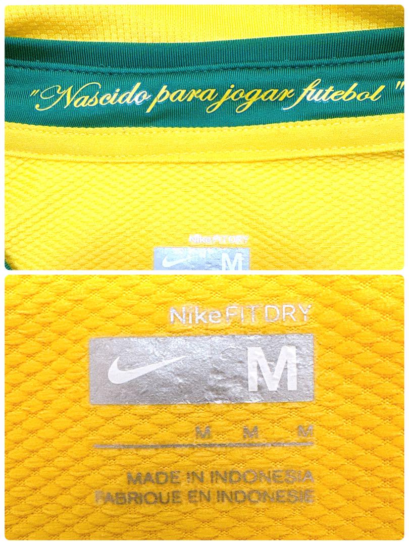ブラジル代表ユニフォーム Nike 2007年製 カナリア イエロー サイズM