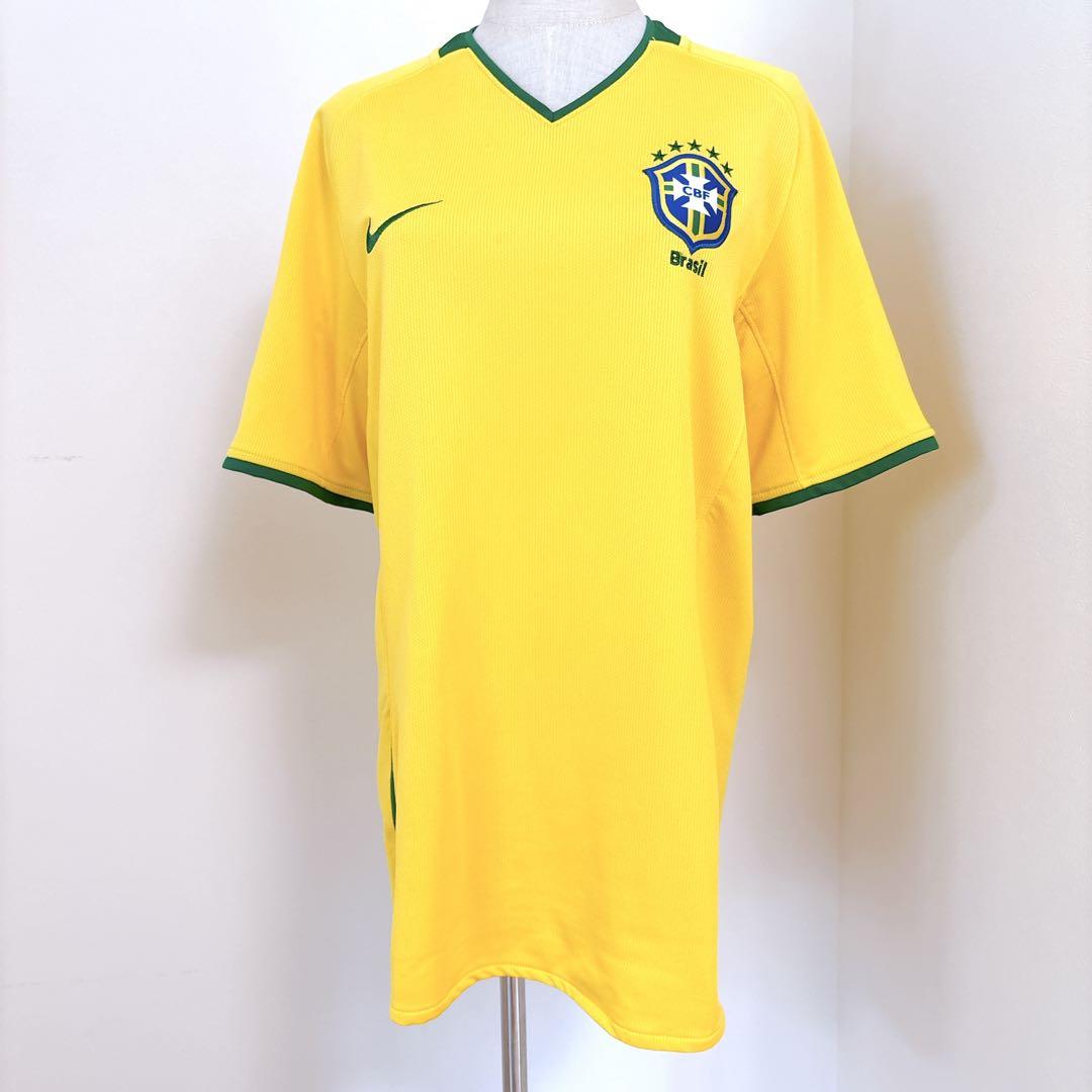 ブラジル代表ユニフォーム Nike 2007年製 カナリア イエロー サイズM