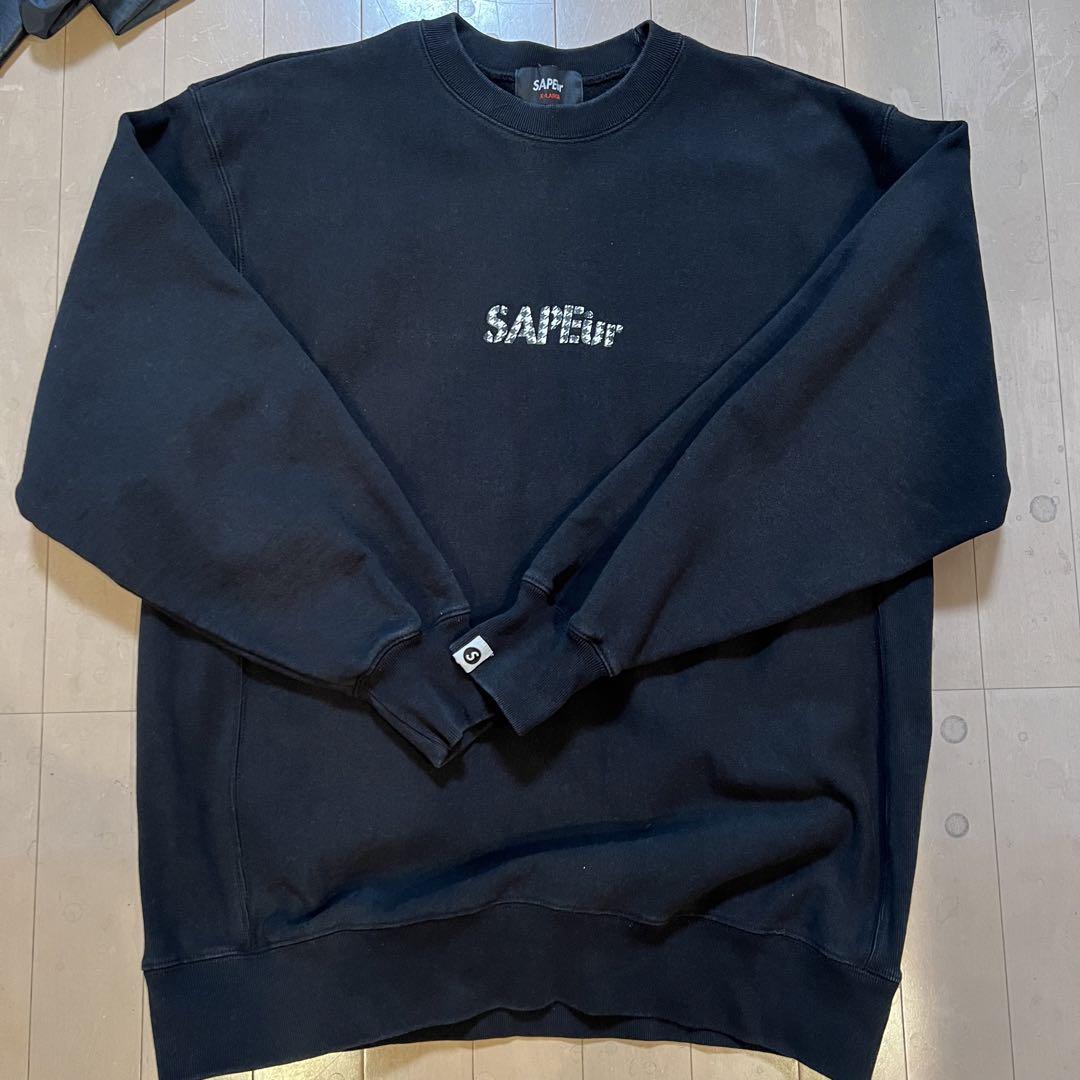 SAPEur HOUNDS TOOTH HEAD CREWSWEAT ロッドマン SAPEur HOUNDS TOOTH HEAD CREWSWEAT ロッドマン｜Yahoo!フリマ