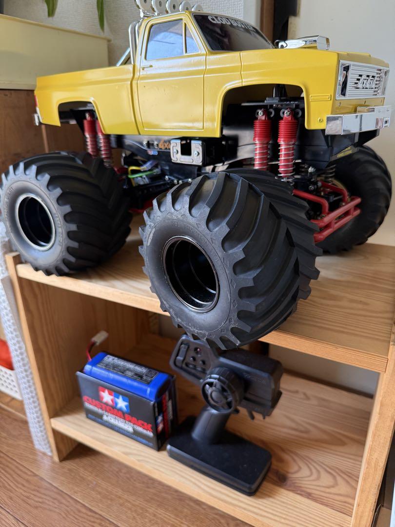 タミヤ1/10 ラジコン クラッドバスターフルセット　ツインモーター4WD 中古