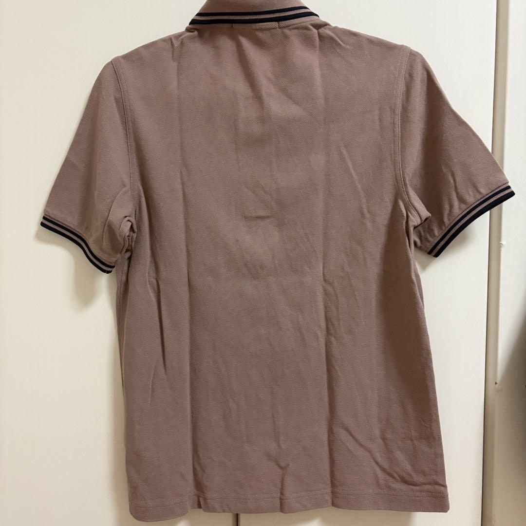 FRED PERRY ピンク ポロシャツ 半袖 UK8 - メルカリ