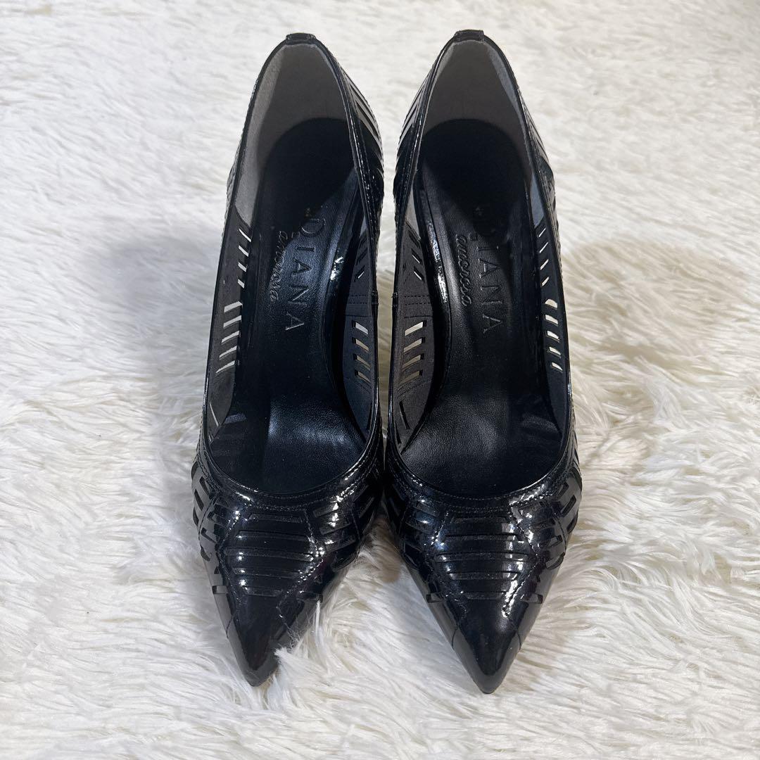 美品✨ ダイアナ DIANA エナメル ピンヒール パンプス ポイン
