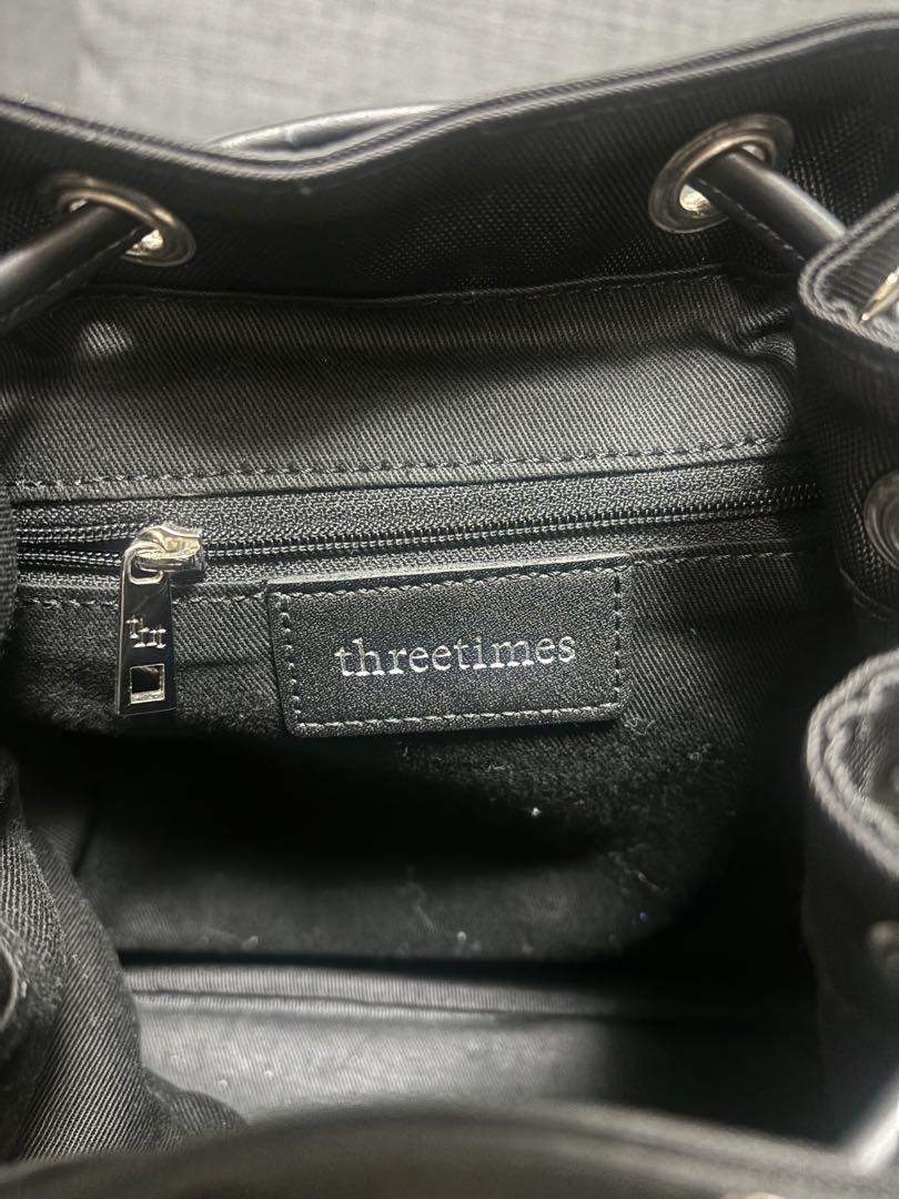 threetimes Acorn backpack リュック バッグ ブラック