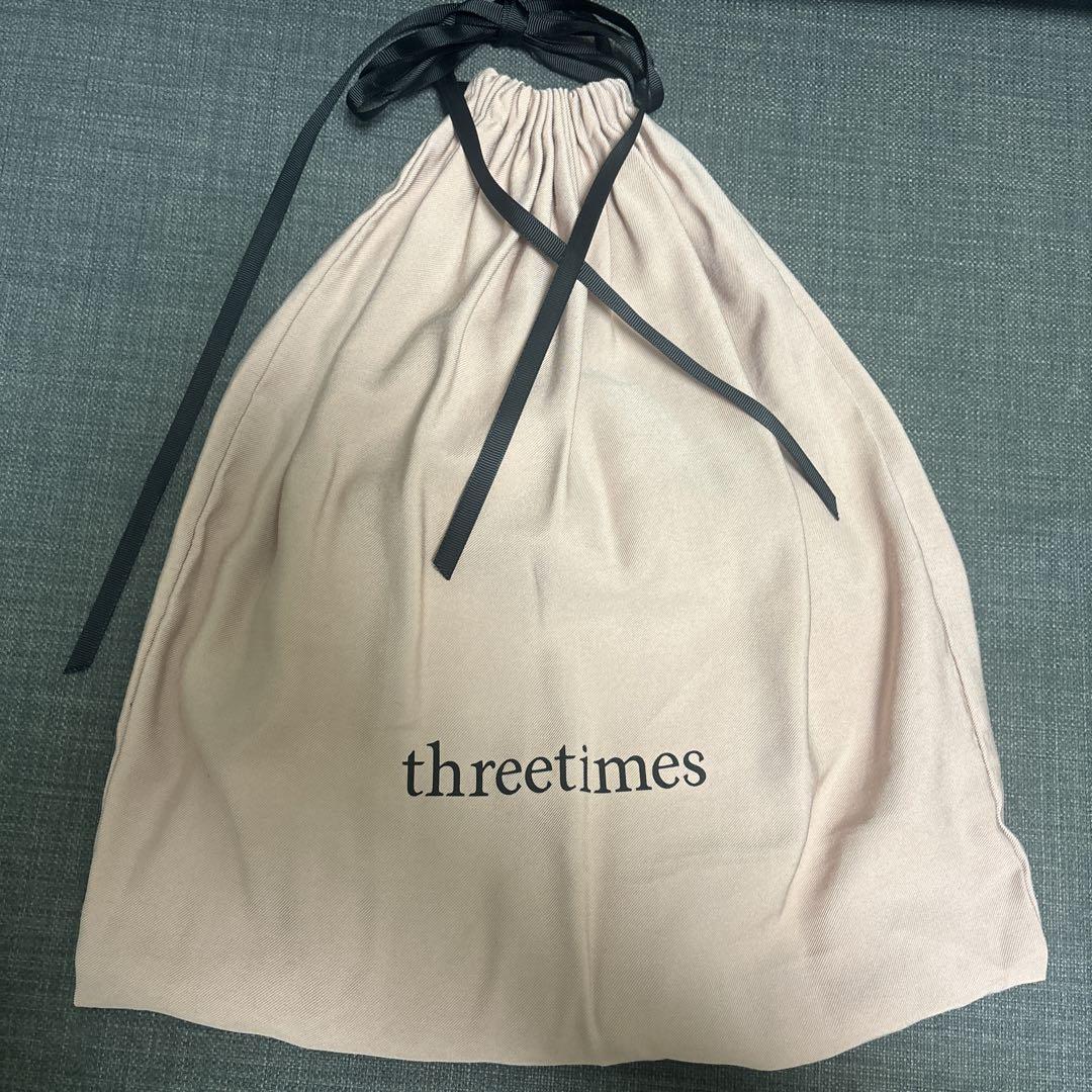 threetimes Acorn backpack リュック バッグ ブラック