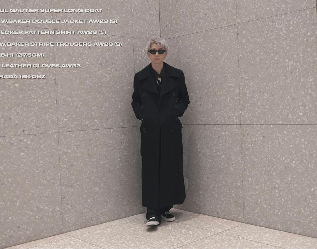 jean paul gaultier マキシ丈　ロングコート サイズ48 Jean paul gaultier ロングコート マキシ丈コート