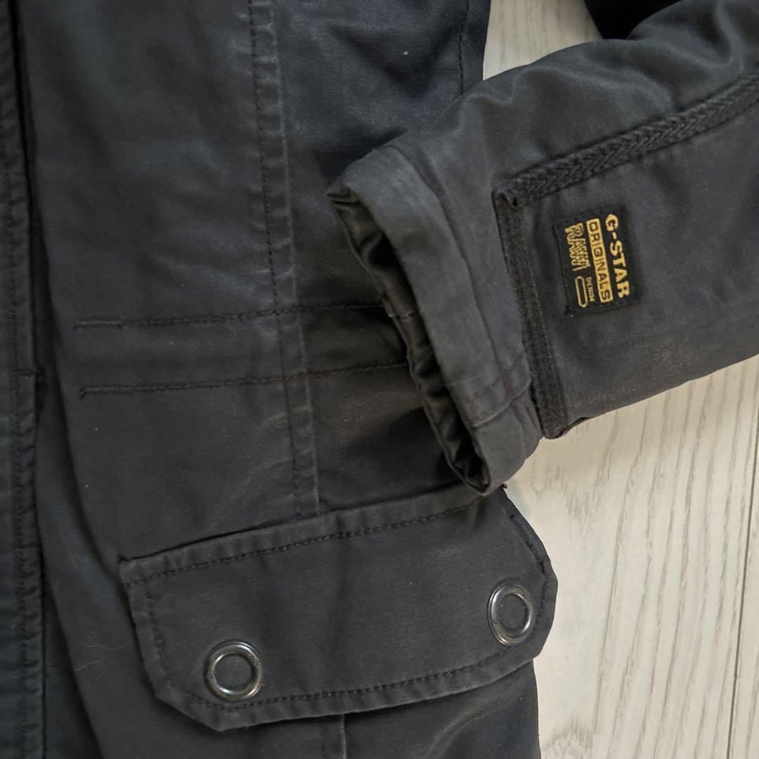 G-STAR RAW GS.3391 ブラックファージャケット