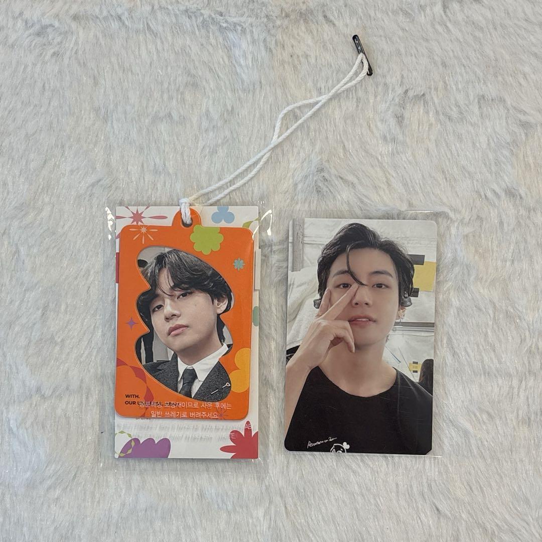 【当選品】BTS 防弾少年団　オリジナルチェキ　V テヒョン　トレカ BTS 防弾少年団 テヒョン テテ V PTD フォトチャーム トレカ