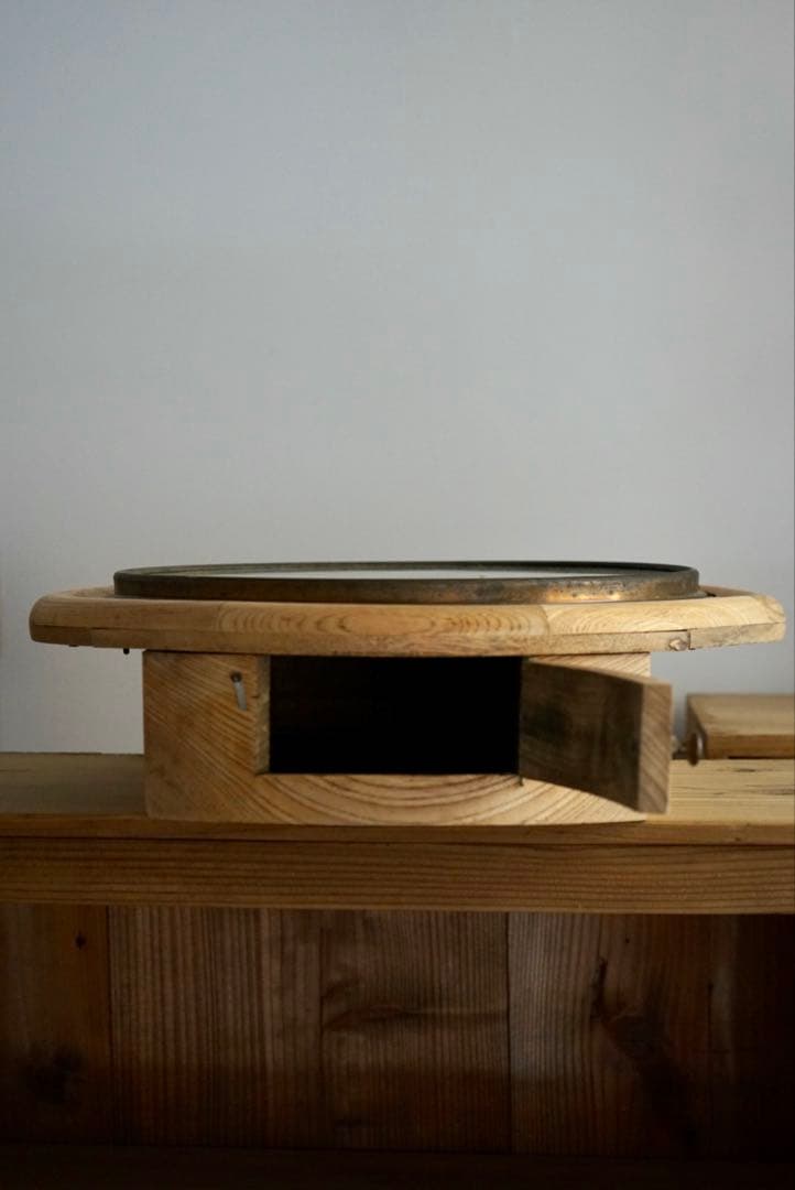 アンティーク 木製 掛時計 電池式に交換済み アンティーク 木製 掛時計 電池式に交換済み