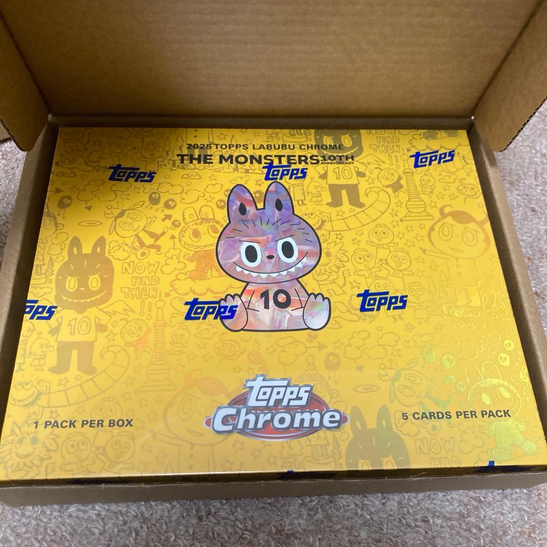 2025 Topps Chrome Labubu 3box - メルカリ