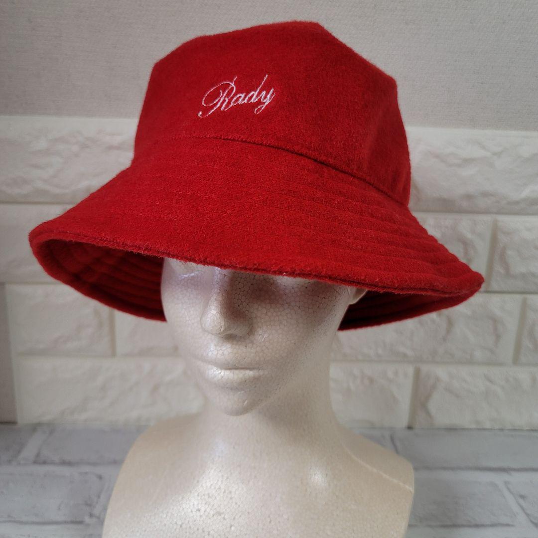 Rady レディー 中古 秋冬 ハット 赤 帽子 最新デザインの Rady レディー 中古 秋冬 ハット 赤 帽子 最新デザインの