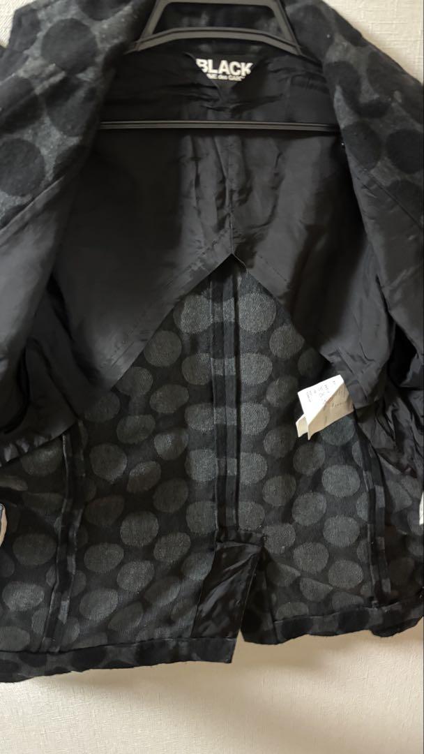 BLACK comme des garcons ドットジャケット