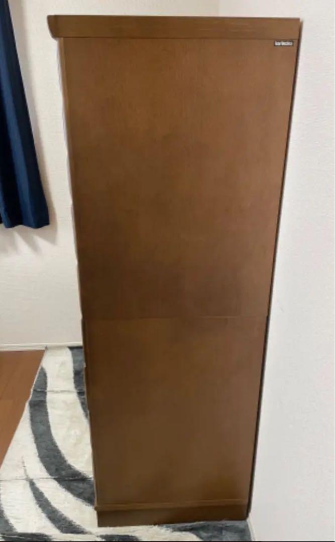 極美品 karimoku/カリモク ハイチェスト 　ハイタイプ/オーク材