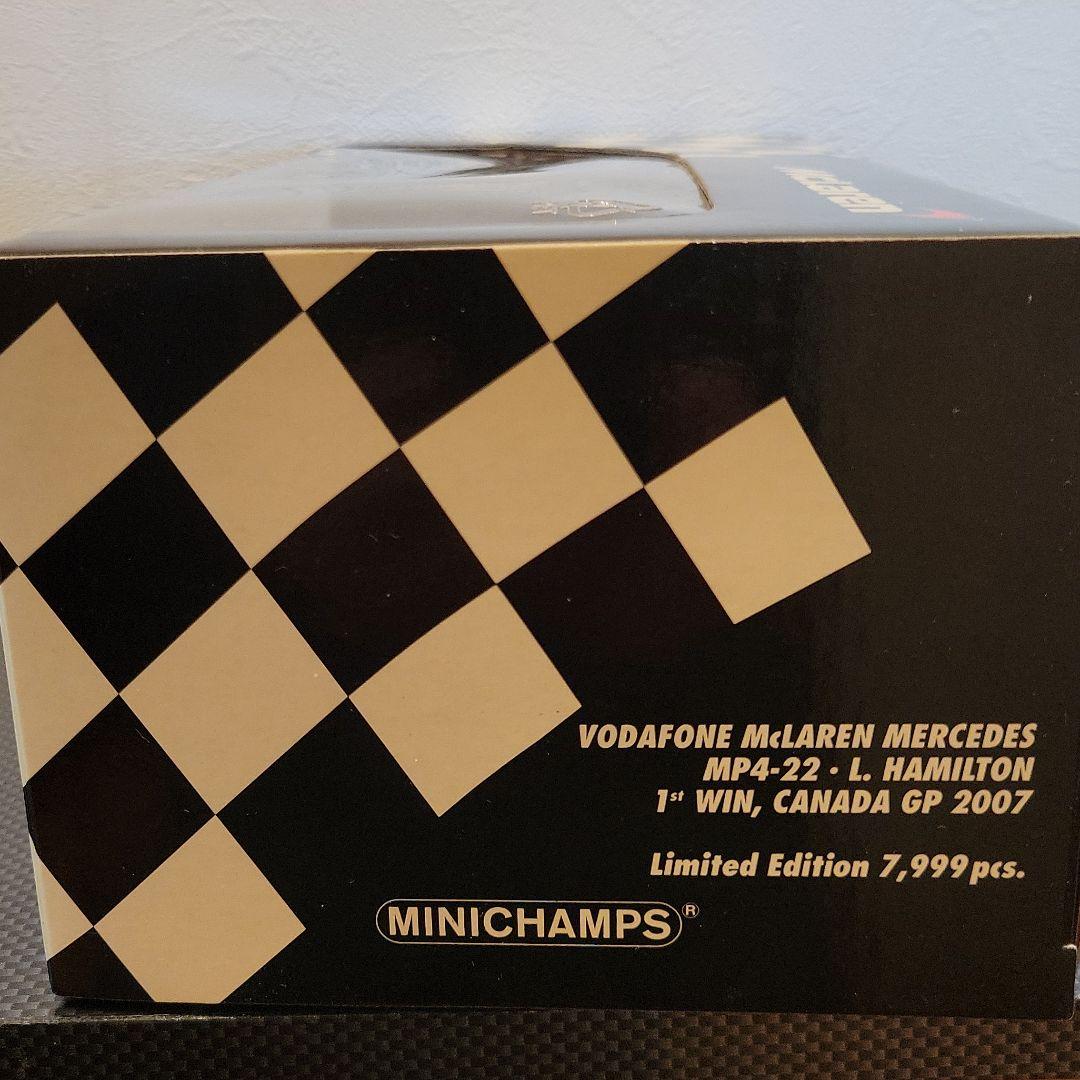 限定SALE格安 ミニチャンプス 1 18 MCLAREN MP-4-22 ハミルトン smh7Z-m59425589563 好評人気
