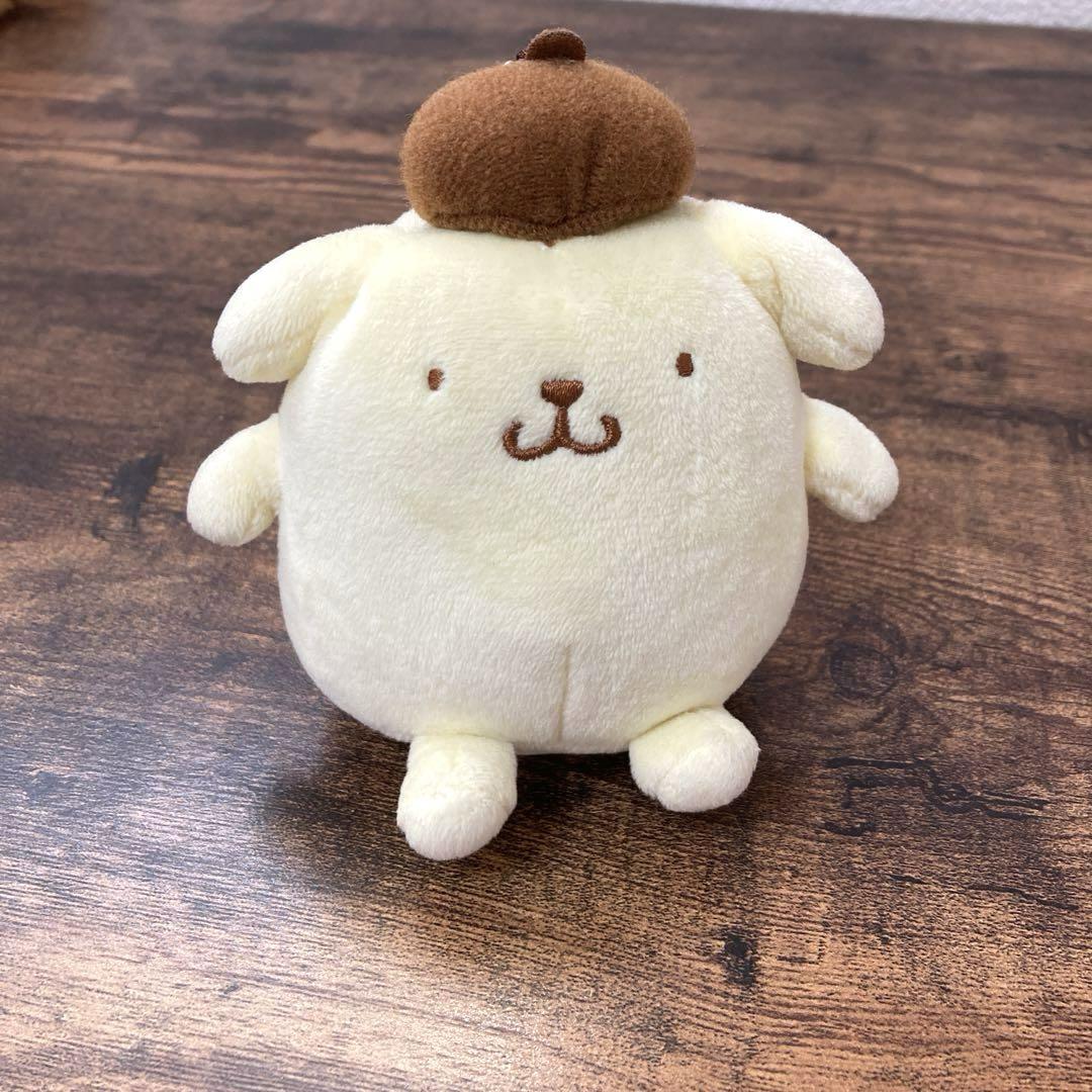 ポムポムプリン　ぬいぐるみ　キーホルダー　当時物　平成レトロ ポムポムプリンぬいぐるみキーホルダー当時物平成レトロ