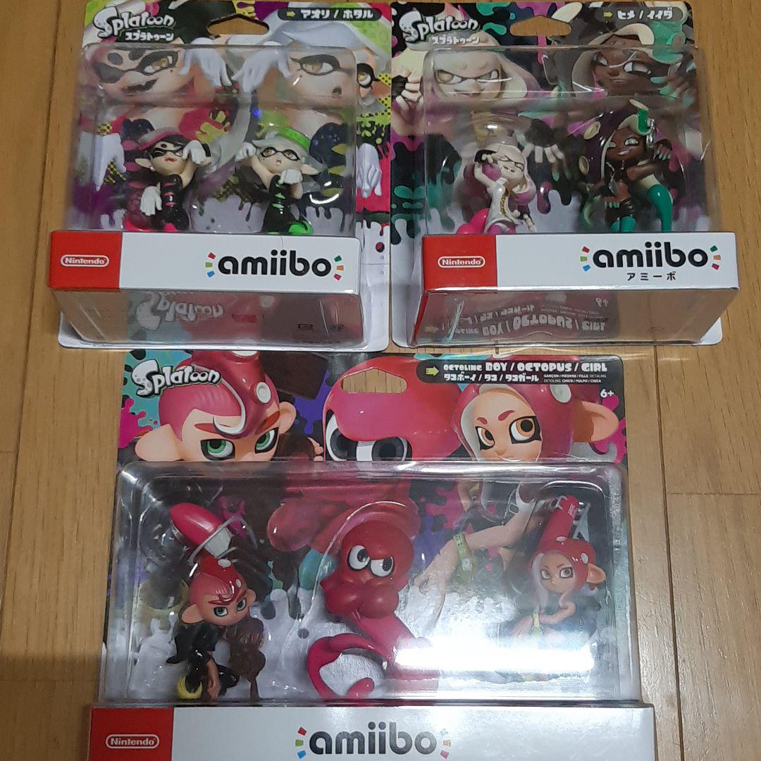 品質が ゲームキャラクター-amiibo シオカラーズ+テンタクルズ+ 直販最安値 テンタクルズ シオカラーズ スプラトゥーン amiibo その他