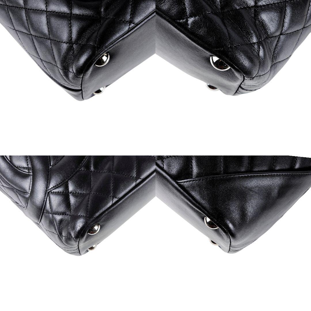 美品 シャネル CHANEL カンボンライン ラージ トートバッグ
