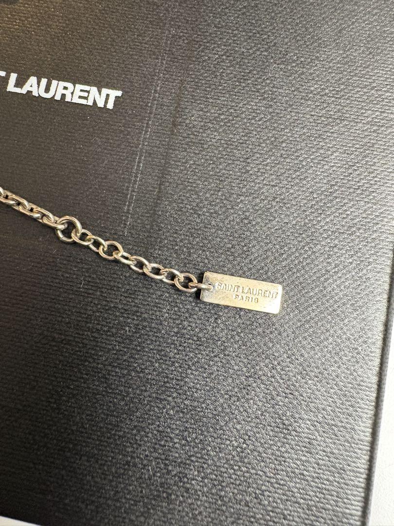 未使用Saint LAURENT/サンローラン/フィガロチェーン ブレスレット(