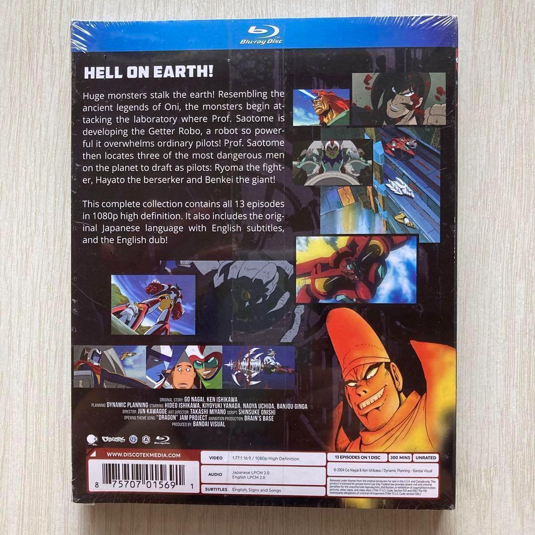 新ゲッターロボ　New Getter Robo Blu-Ray 北米版 新ゲッターロボ New Getter Robo Blu-Ray 北米版 - メルカリ