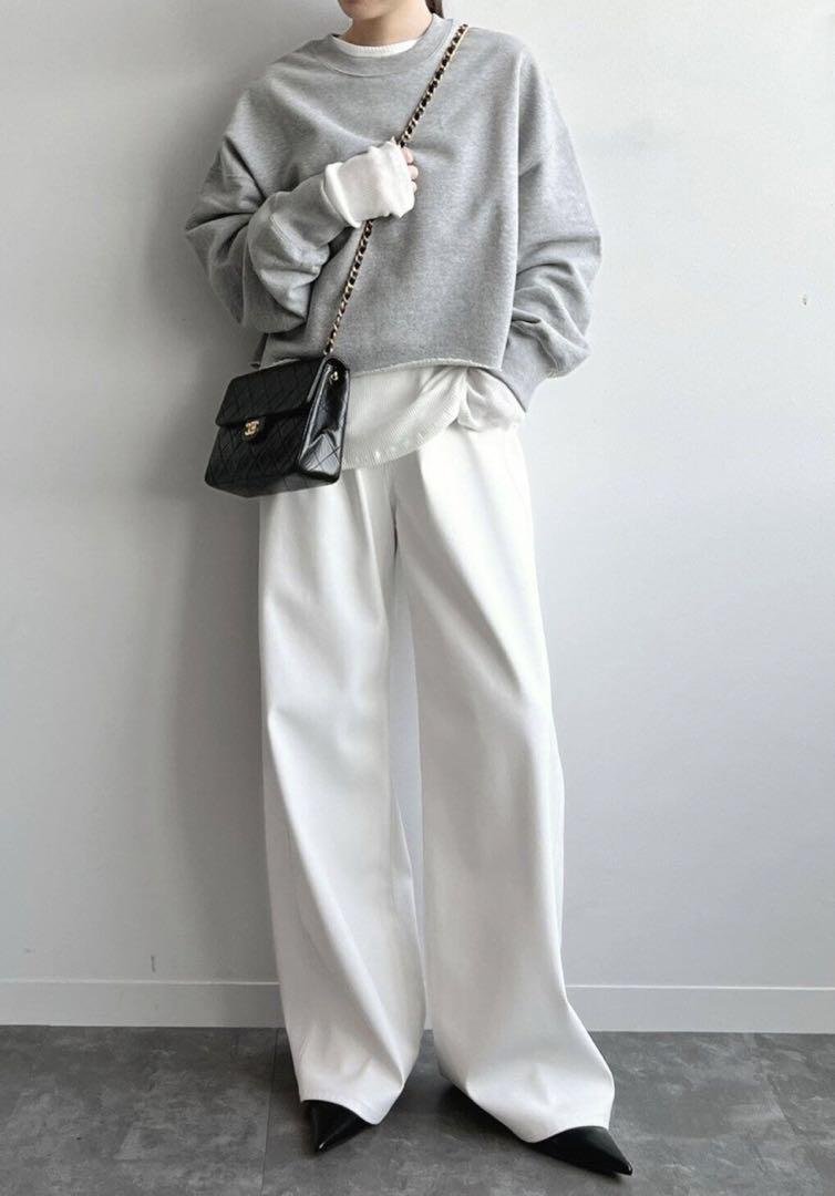 美品　EVERYDAY I LIKE. Cropped スウェット プルオーバー