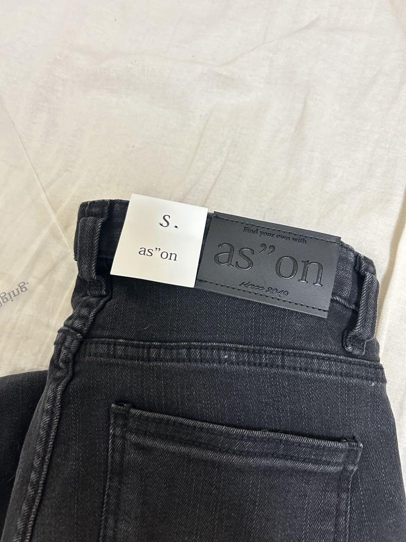 ason アズオン 韓国 デニム MARGE PANTS / BLACK S - メルカリ