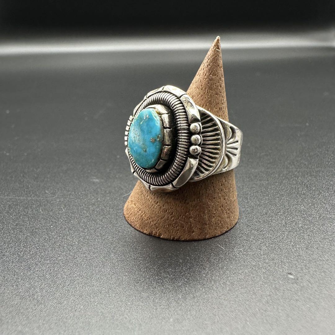 Navajo will vandever ターコイズリング　リング　19号