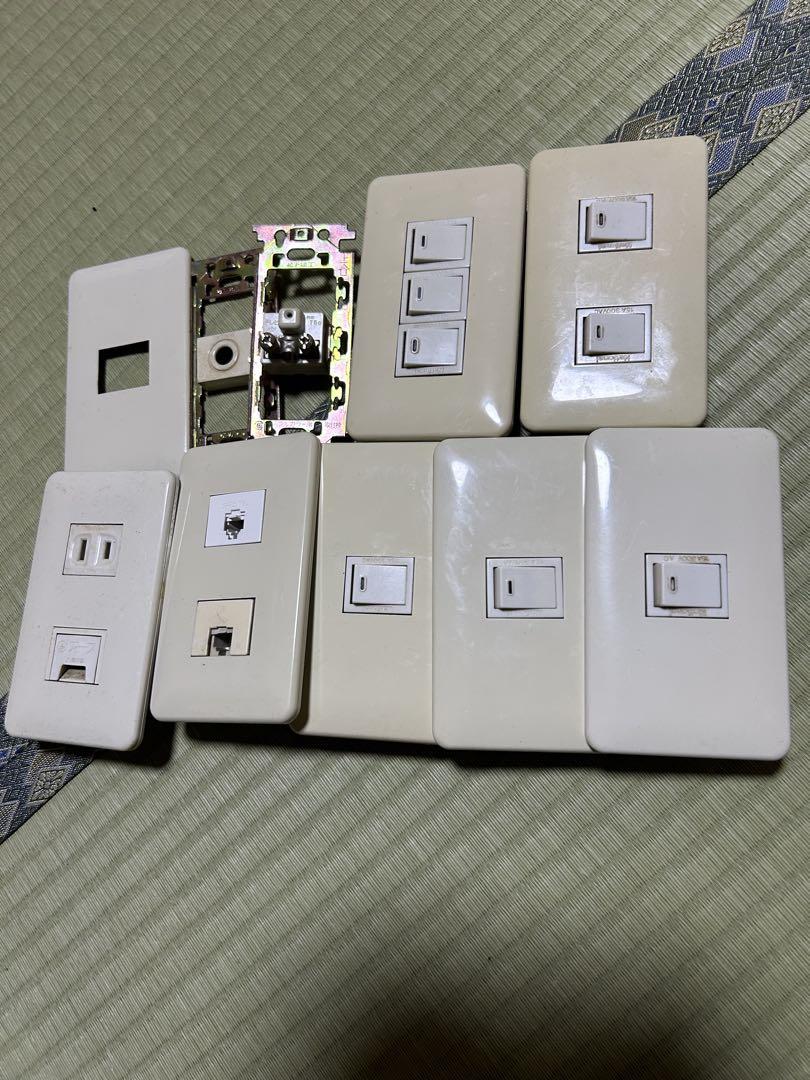 埋め込みコンセント等セット 中古