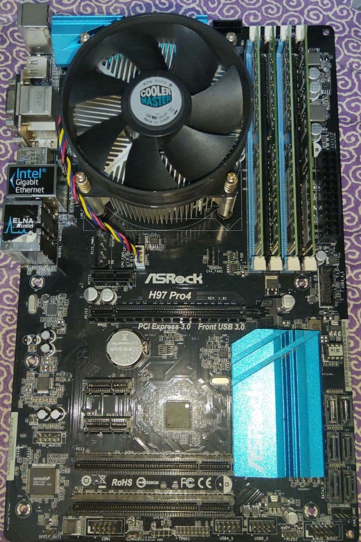 CORE i5-4670,16GBメモリ,H97 Pro4 マザーボード セット 【訳あり