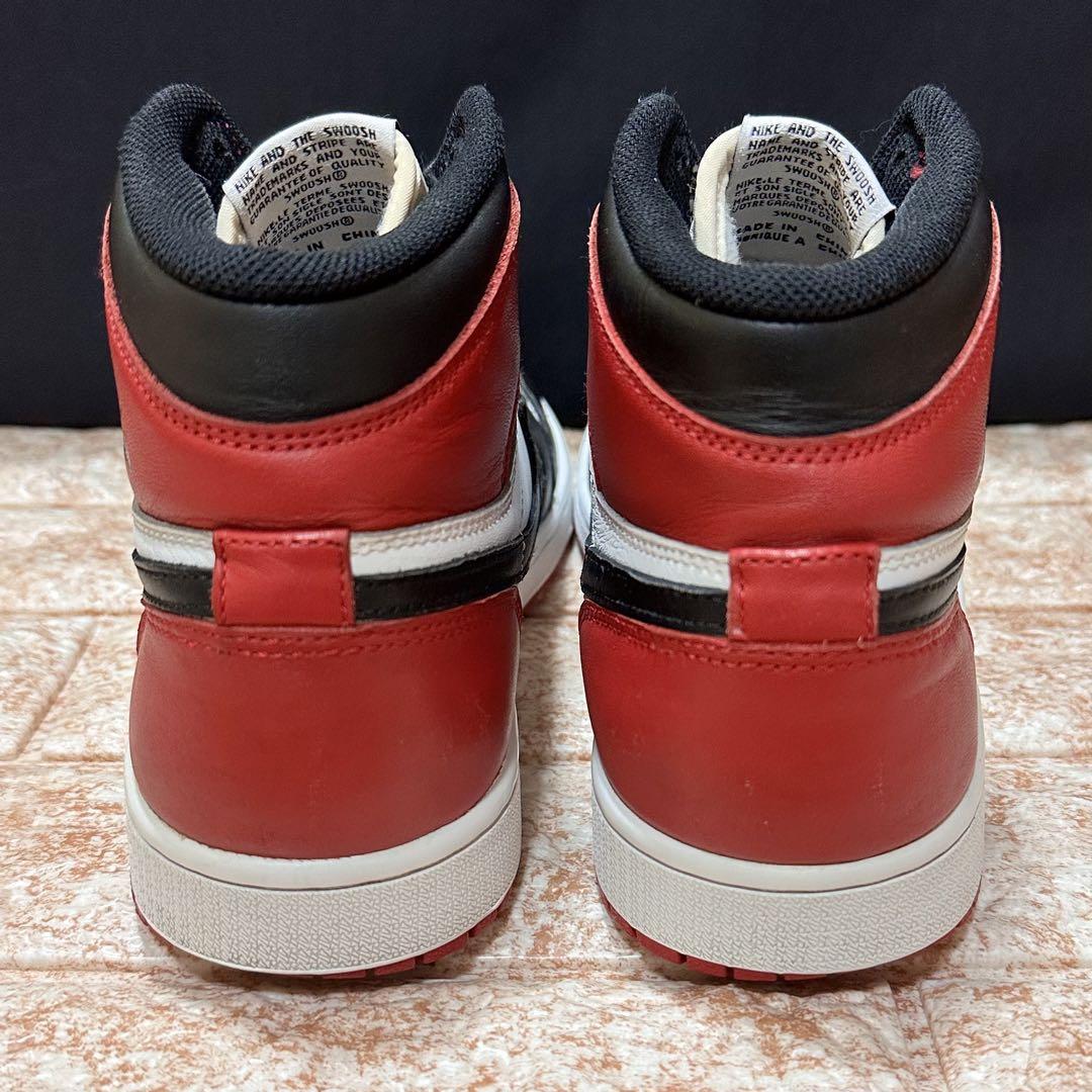 NIKE AIR JORDAN 1 HIGH BLACK TOE つま黒