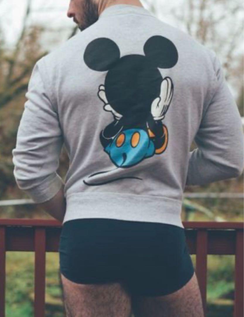 Disney ミッキーマウス 青パン トレーナー