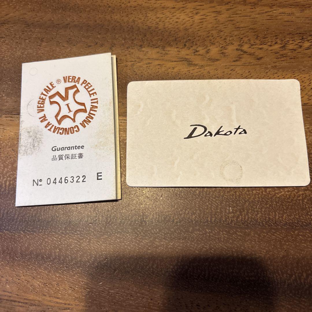 【新品】Dakota ダコタ 折り財布 クラプトン イタリア製牛革