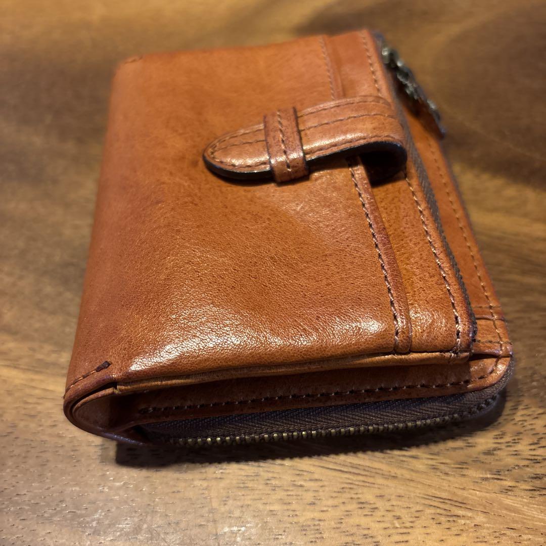 【新品】Dakota ダコタ 折り財布 クラプトン イタリア製牛革