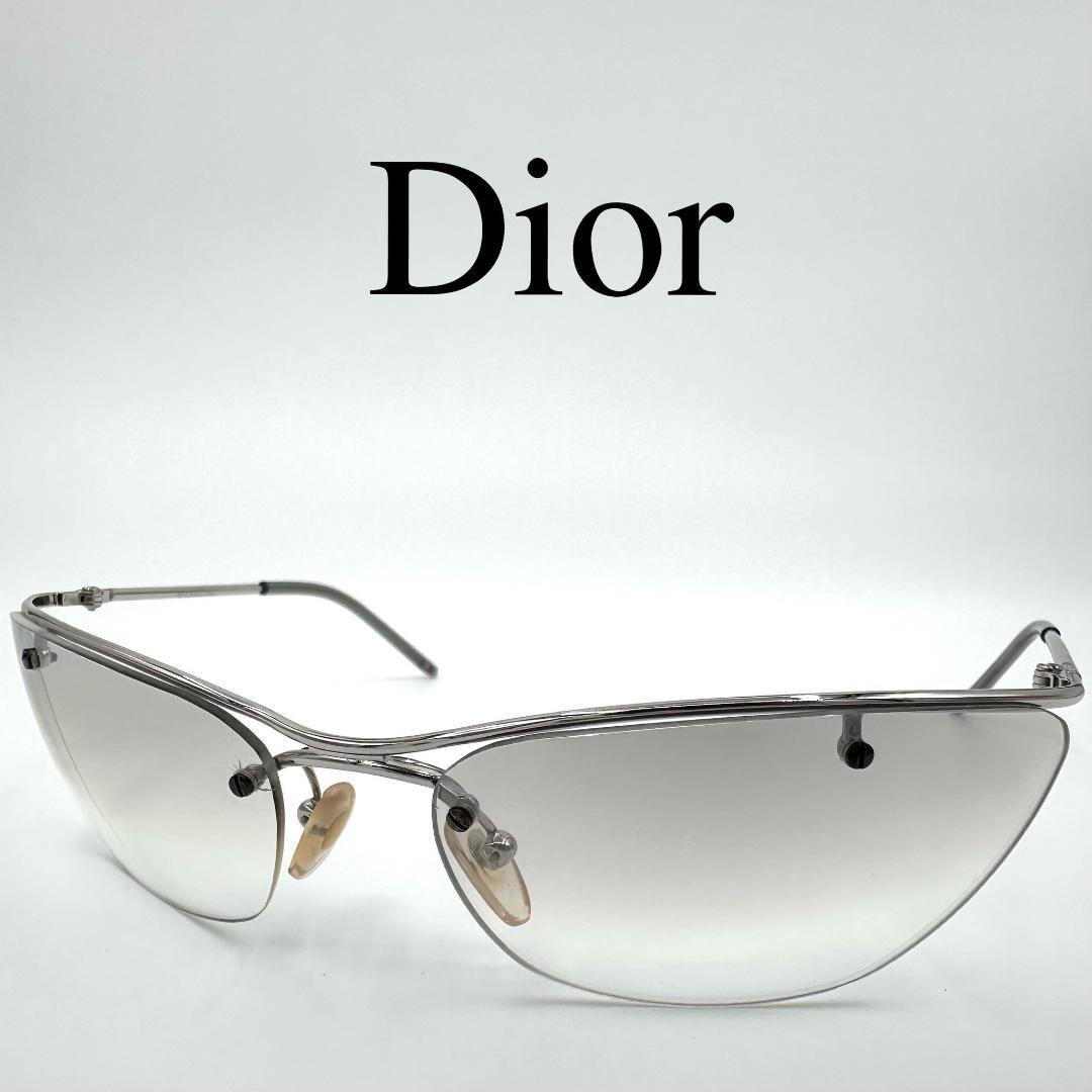 Christian Dior ディオール サングラス 度なし 保存袋、ケース付き Christian Dior ディオール サングラス 度なし 保存袋、ケース