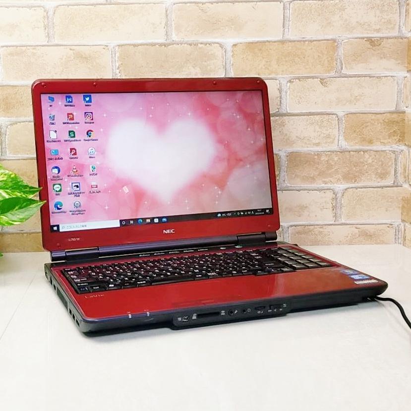 通販高評価 19高級感赤黒♥初心者向けノートパソコン♥爆速SSD✨core i5✨ブルーレイ eBOj3-m59445614079 安い格安