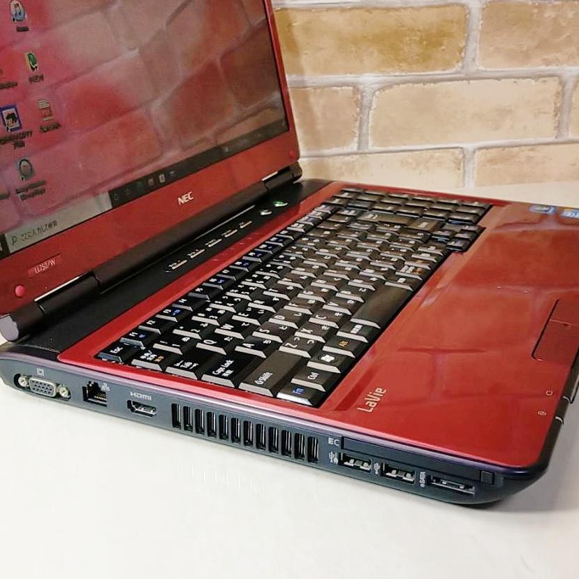 通販高評価 19高級感赤黒♥初心者向けノートパソコン♥爆速SSD✨core i5✨ブルーレイ eBOj3-m59445614079 安い格安