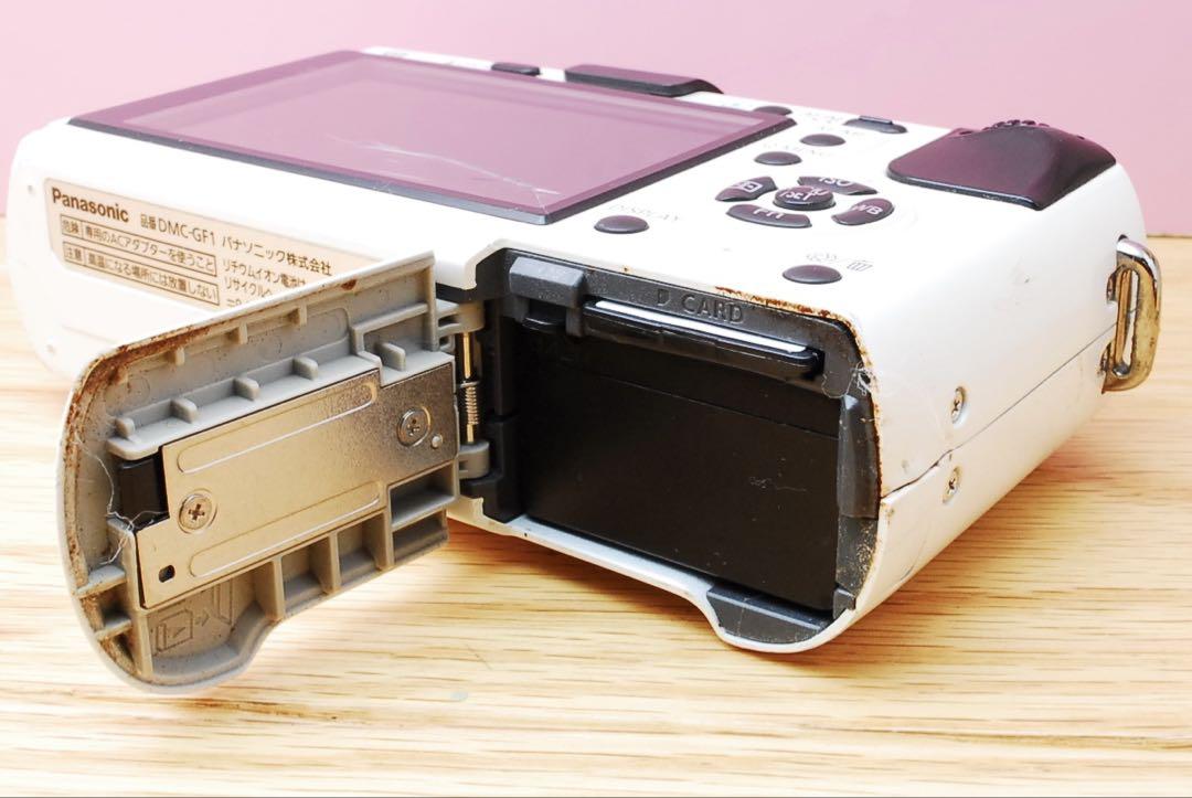 撮影可能⭐️LUMIX GF1 ホワイト ミラーレス一眼 スマホ転送 初心者