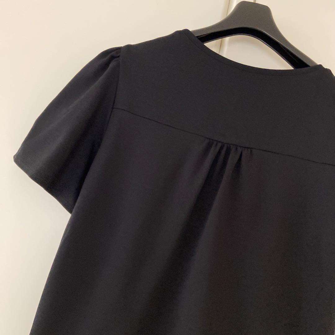 ♡極美品♡ FOXEY 希少 42 メルシャン トップス ブラック 黒