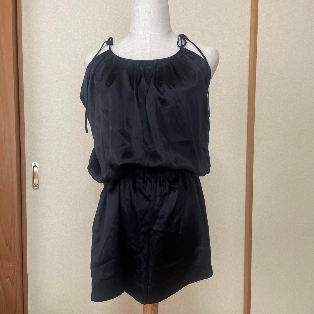 Theory セオリー　シルク ノースリーブ オールインワン