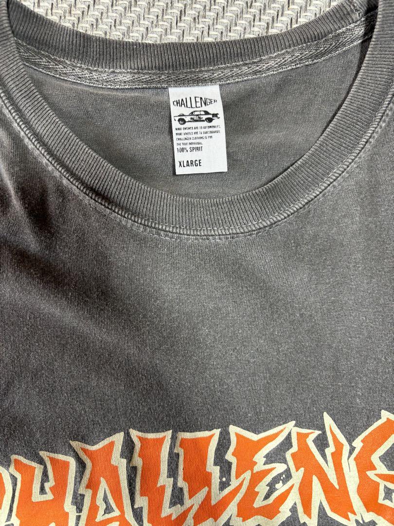 CHALLENGER バットプリント長袖Tシャツ XL