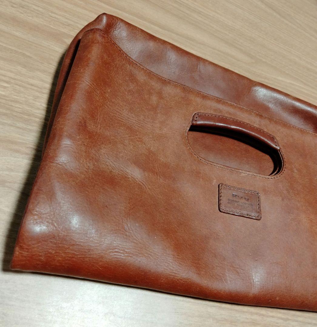 Ryu FOLD CLUTCH BAG バケッタ レザー クラッチバッグ | www
