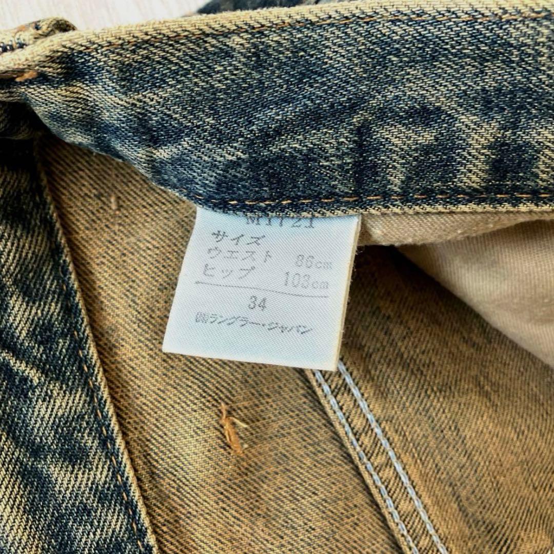 Wrangler ラングラー W34 バギーデニム 90s フェード