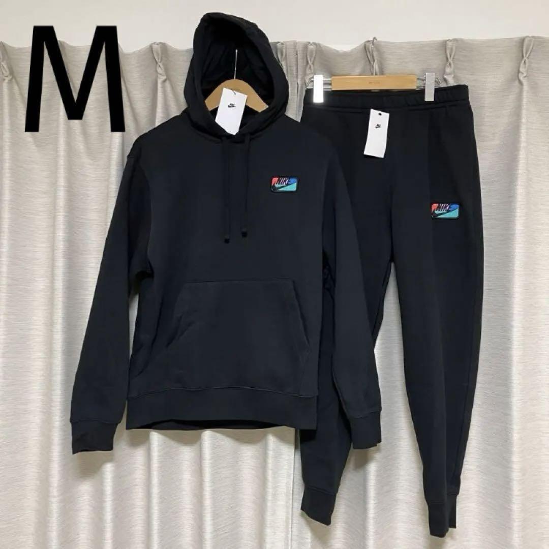 M 【新品】NIKE レトロ　スウッシュ  セットアップ　裏起毛