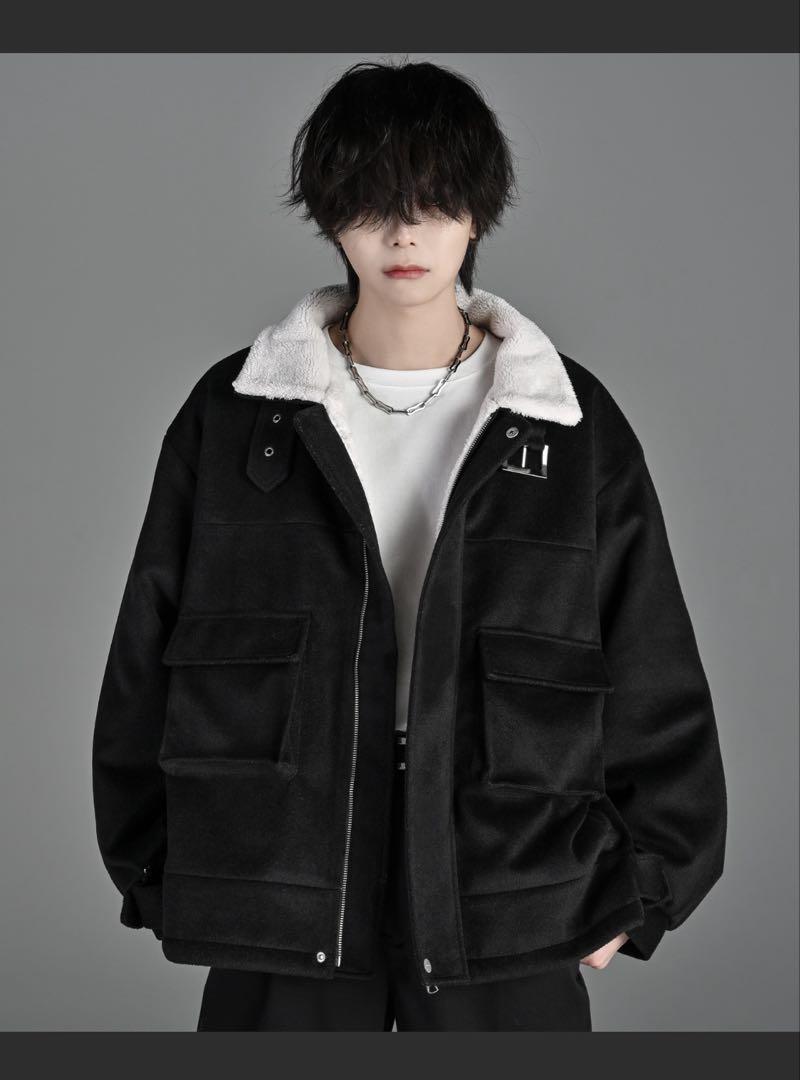 B-3 melton / boa flight jacket ボアジャケットS
