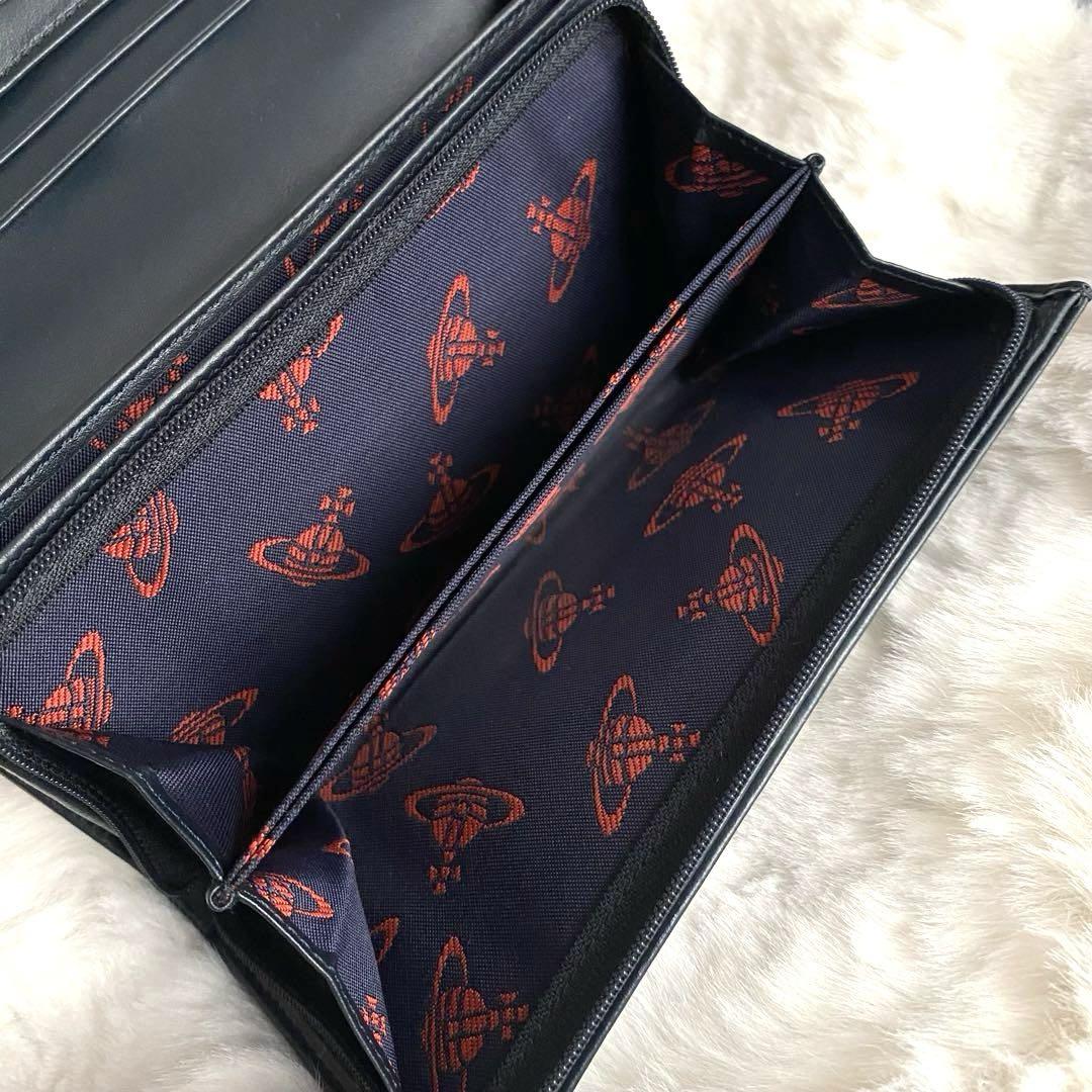 美品 ヴィヴィアンウエストウッド 長財布 ブラック ゴールドオーブ 美品 ヴィヴィアン ウエストウッド ブラック 長財布 ゴールド