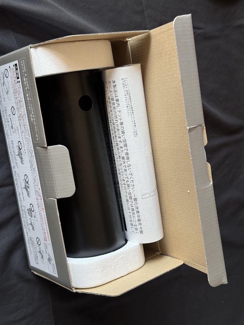 Snow Peakバーナー GS-600 ブラック帆布の収納袋付き