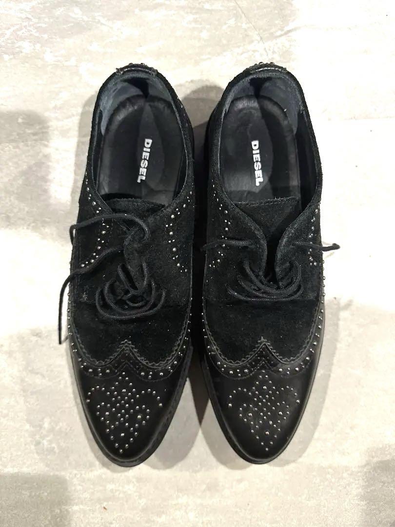 DIESEL ディーゼルウィングチップスエードラバーソール