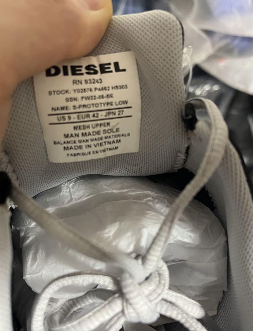 DIESELディーゼル新品未使用27cm S-PROTOTYPE LOW