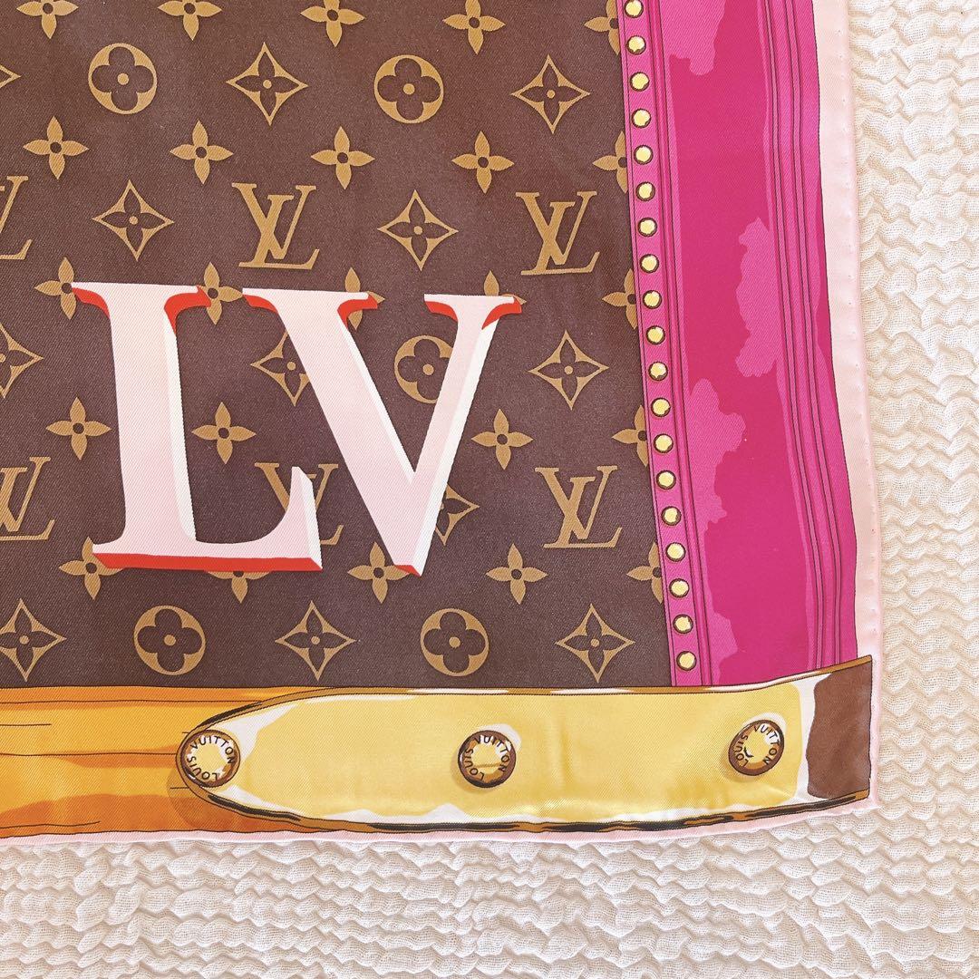 【GW SALE!】Louis Vuitton モノグラム スカーフ カレ 90