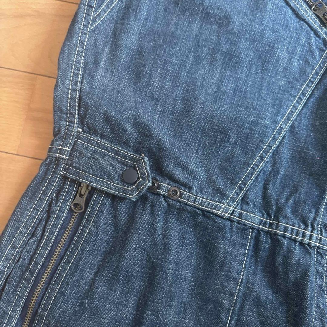定価２万！脱ぎ着も楽ちんジッパータイプ！チャックデニムオールインワン♡