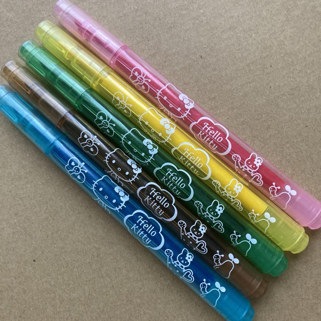 サンリオ ハローキティ カラーペン 5色セット レトロ - メルカリ